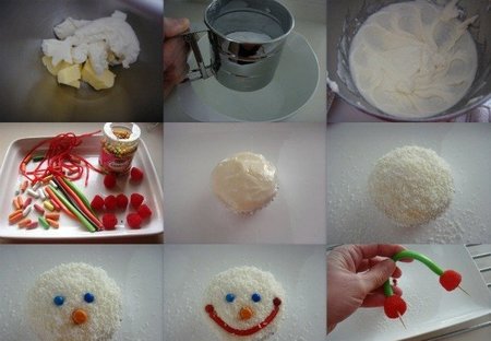 Frosting cupcakes 