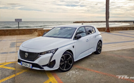 Peugeot E-308 blanco