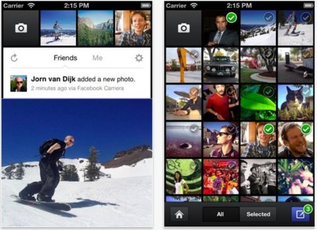 Facebook camera, una nueva "red social" de fotografía llega al iPhone