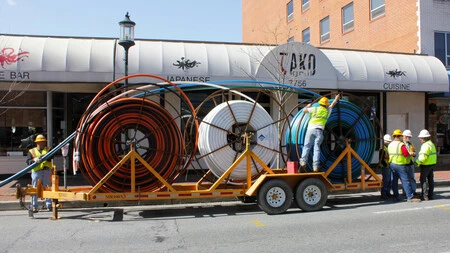 Despliegue de fibra óptica