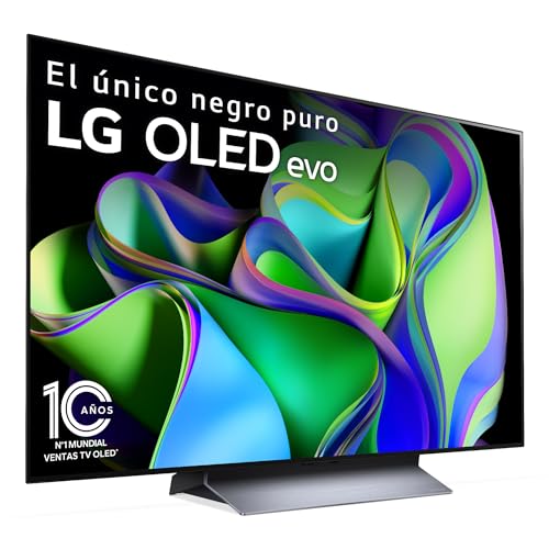 LG OLED48C34LA 48", 4K OLED EVO, Smart TV, webOS23, Procesador Máxima Potencia, Dolby Vision, Dolby Atmos, Gaming, Alexa/Google Assistant