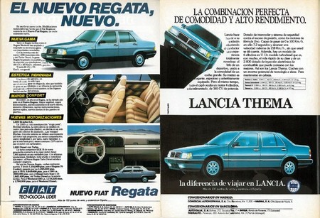Publicidad de Fiat Regata y Lancia Thema (1987)