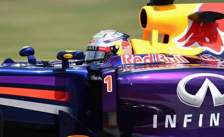 Sebastian Vettel manda en una tercera sesión de entrenamientos libres pasada por agua