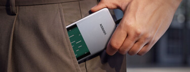 En oferta la powerbank con disipador térmico, pantalla y diseño a medida para iPhone con carga MagSafe y por cable 