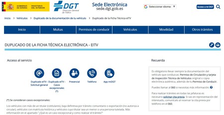 Tramite Recuperacion Itv