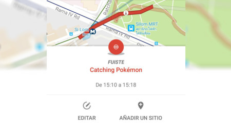 Google Maps te deja registrar tus sesiones de caza de Pokémon