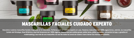 Llévate dos mascarillas faciales por 35 euros y envío gratis en The Body Shop