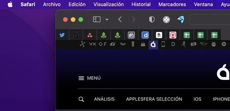 captura de pantalla mac