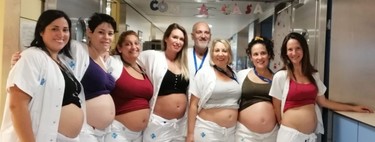El baby boom de las enfermeras del Hospital Vall d'Hebron de Barcelona que confirma que el embarazo es 'contagioso'