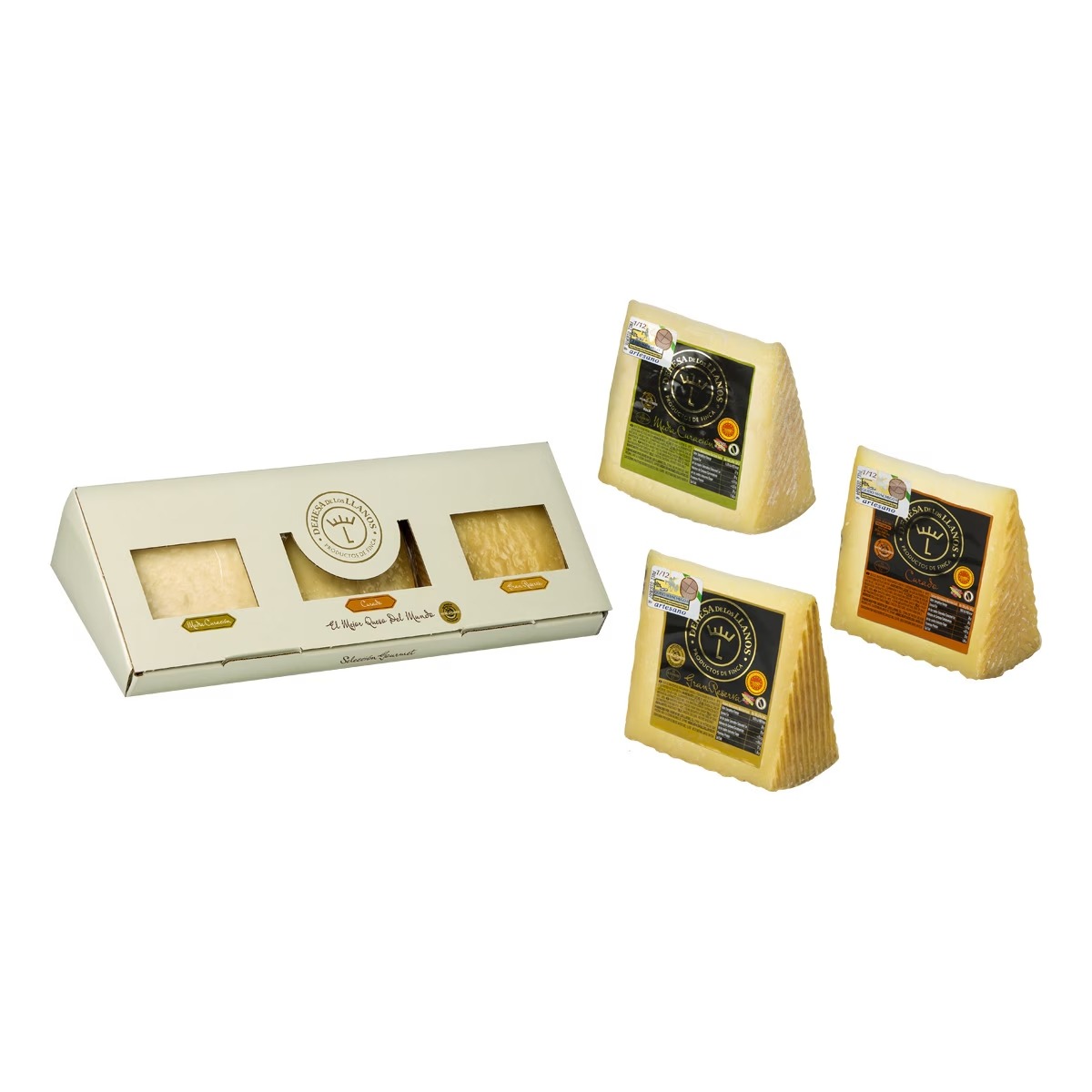 Queso manchego 3 curaciones Dehesa de los Llanos.