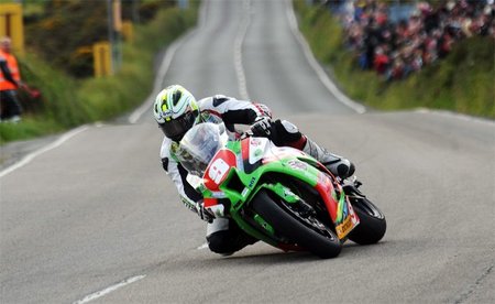 Michael Dunlop en su victoria en STK