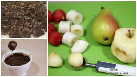 fondue chocolate para niños