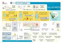 Fichas para comunicarse con las parturientas en varios idiomas 