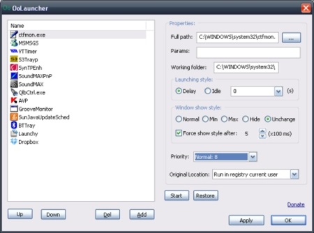 Gestiona los programas que se inician en Windows con Oolauncher