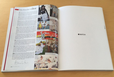 El Apple Watch inunda la revista Vogue con un anuncio de doce páginas