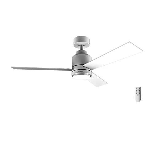 Cecotec Ventilador de Techo con Luz EnergySilence Aero 4850 Style White. 30 W