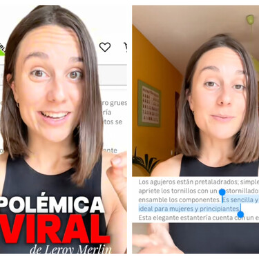 Leroy Merlin describe esta estantería como “ideal para mujeres y principiantes”