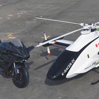 Kawasaki ha creado un 'dron' con el motor de la Ninja H2R de 310 cv con el que puede realizar transportes de hasta 200 kg  