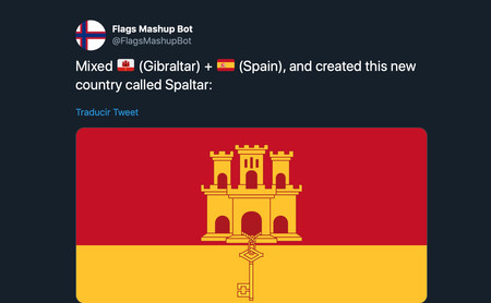 Este bot viral de Twitter genera banderas de países que no existen como Spaltar, la unión de España y Gibraltar