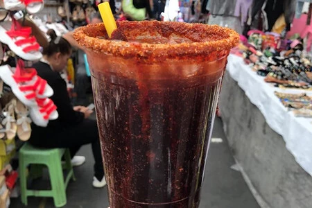 Sangría preparada (como la del tianguis). Receta de bebida refrescante