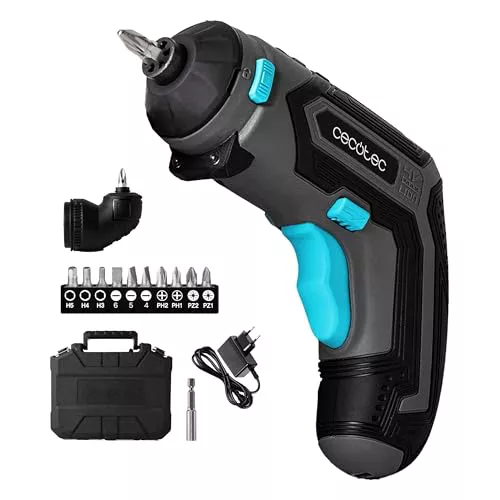 Cecotec Atornillador Eléctrico a Batería con Accesorio Ángulo 90º PowerGyro 3500 Angle Set