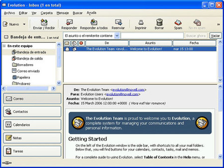Evolution: el complemento perfecto para OpenOffice.org en Windows