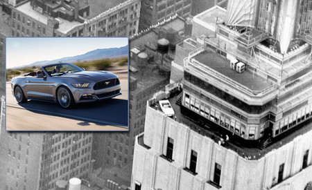 El Ford Mustang volverá a lo alto del Empire State de Nueva York...cortado en tres piezas 