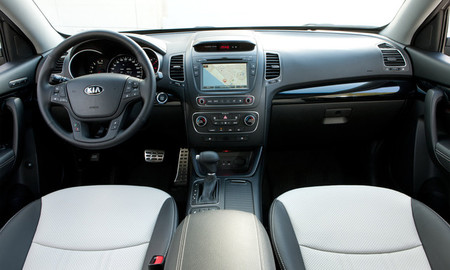 Kia Sorento 2013, vista interior