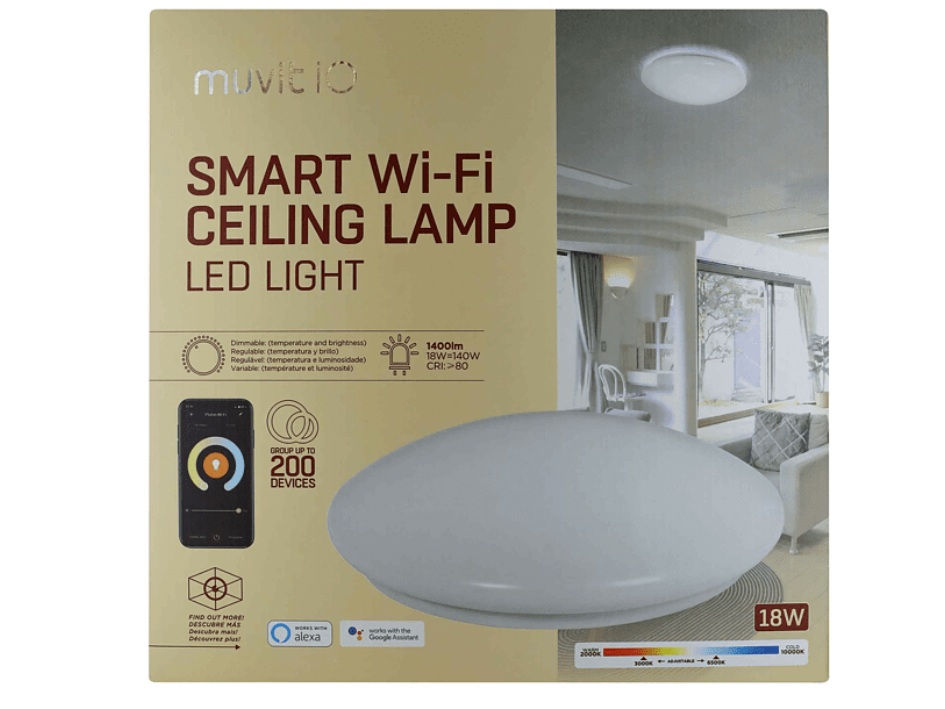 Muvit iO WIFI Blanco + CCT 1400Lm