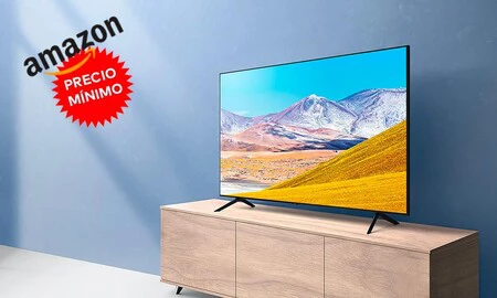 Amazon tiene a precio mínimo la Samsung Crystal UHD 2020 50TU8005: 50 pulgadas 4K por 399 euros