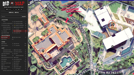 Mapa Dead Island 2 Filtros