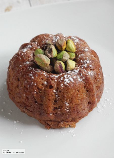 Receta de bizcocho de zanahoria y pistachos