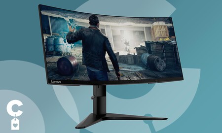 Este enorme monitor gaming curvo lleva 200 euros de rebaja en Amazon y PcComponentes: Lenovo G34w-10 por 399,99 euros