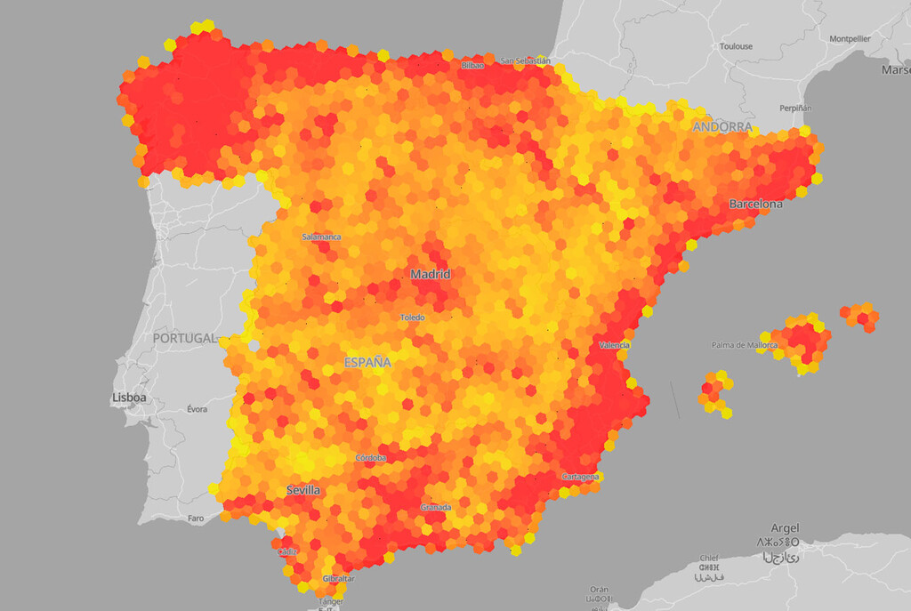 Llevar fibra a la España rural no sale barato. Este mapa interactivo te dice exactamente cuánto ha costado  