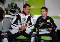 Schumacher prueba la CBR del Ten Kate