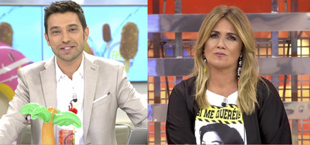 Telecinco juega al tetris con sus rostros habituales tras ser detectado un caso de coronavirus