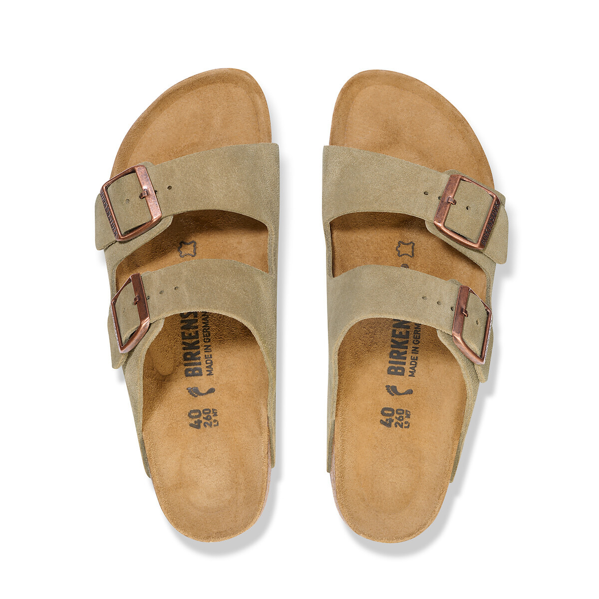  BIRKENSTOCK
Mules de ante con doble correa Arizona