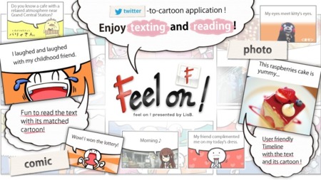 Feel On! te permite ver los tweets como si fueran viñetas de un cómic