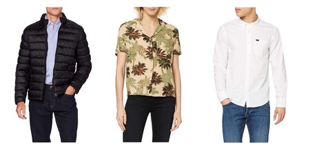 Ofertas en tallas sueltas de camisetas, chaquetas y polos Springfield, Superdry o Lee a la venta en Amazon