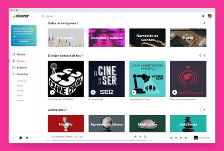 Deezer también entra en la fiebre del podcast, lanza su catálogo en España con más de una docena de categorías