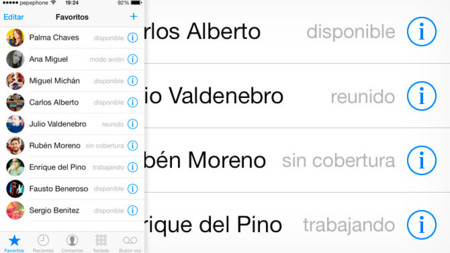 Apple quiere trasladar los estados de la mensajería instantánea a los contactos telefónicos del iPhone