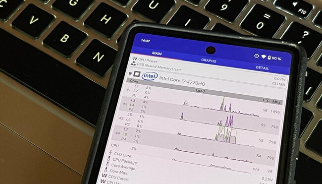 Monitor Recursos Pc Android