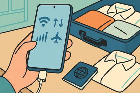 galaxy al salir de viaje