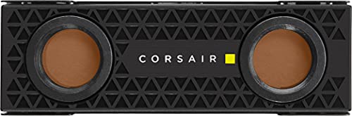 Corsair MP600 PRO XT 2TB Hydro X Edition Gen4 PCIe x4 NVMe M.2 SSD (Velocidades de Lectura Secuencial de hasta 7.100 MB/s y de Escritura de 6.800 MB/s, Bloque de agua Hydro X Series XM2) Negro