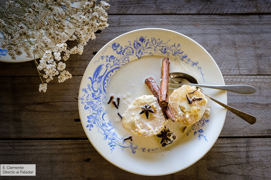 Gratinado de peras a la crema chai, receta con sabor al lejano oriente 