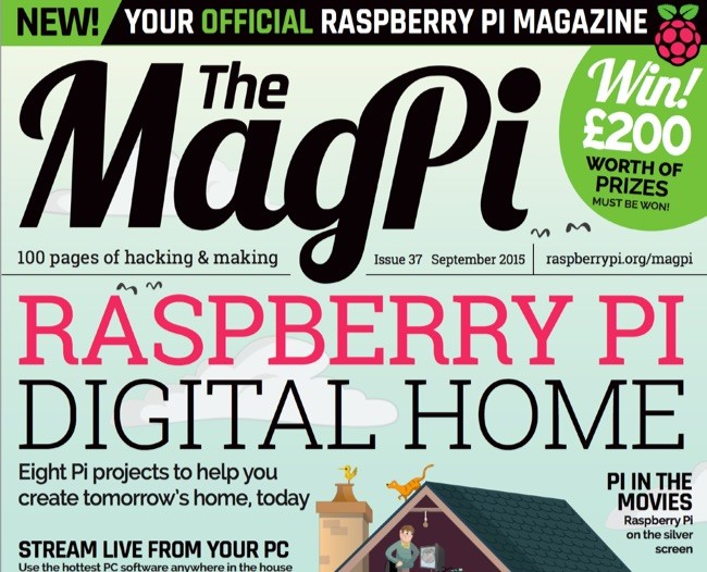 The MagPi, portada dedicada al hogar digital