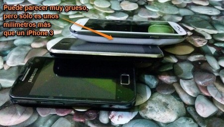 Sólo un poco más grueso