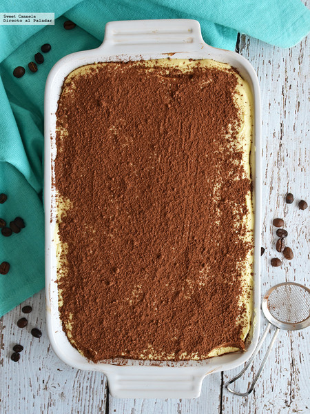 Tiramisú clásico. Receta de postre