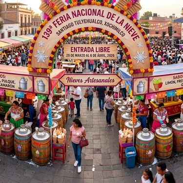De mamey a pétalos de rosa son los sabores que encontrarás en la Feria Nacional de la Nieve 2026 al sur de CDMX