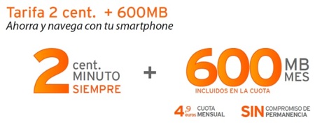 Simyo responde: llamadas a dos céntimos por minuto y 600 Mb por 4.9 euros mensuales